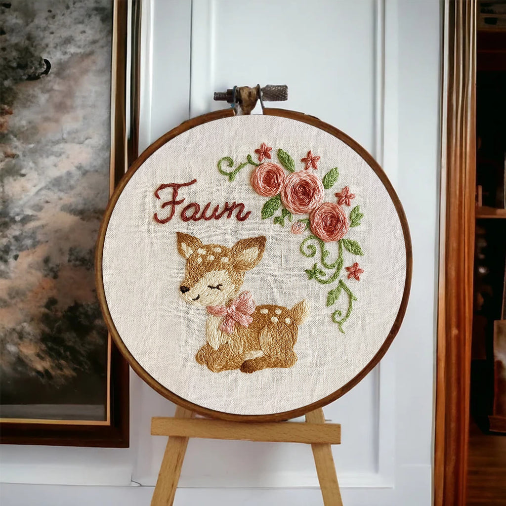 Rubbyoo Embroidery Kit - Christmas Elk | Diy Christmas Craft  - image 6