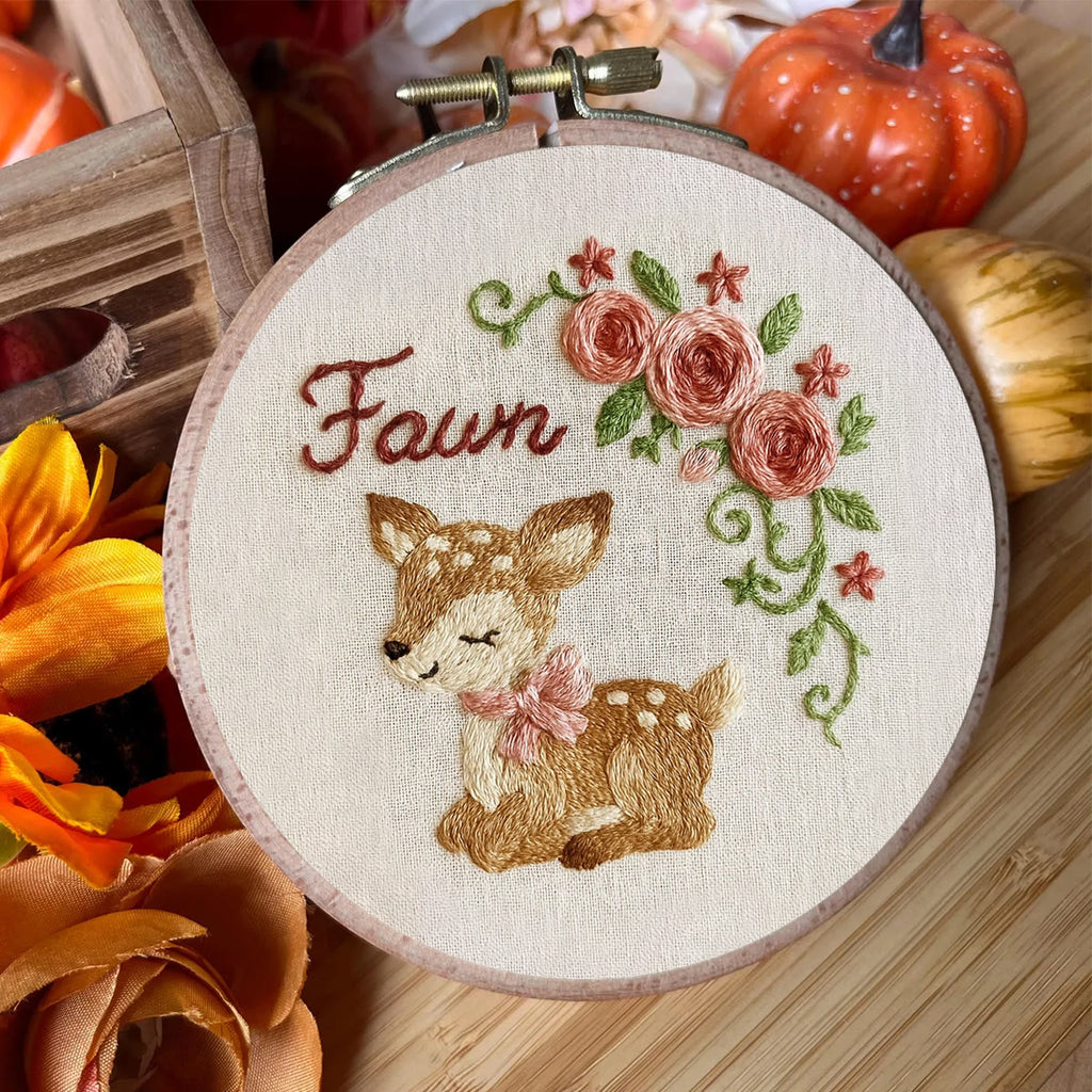 Rubbyoo Embroidery Kit - Christmas Elk | Diy Christmas Craft  - image 1