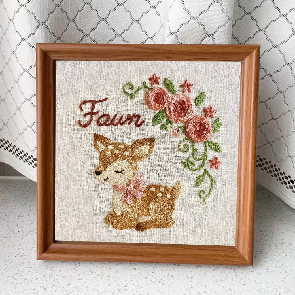 Rubbyoo Embroidery Kit - Christmas Elk | Diy Christmas Craft  - Embroidery Kit Plus An Extra Frame - image 8