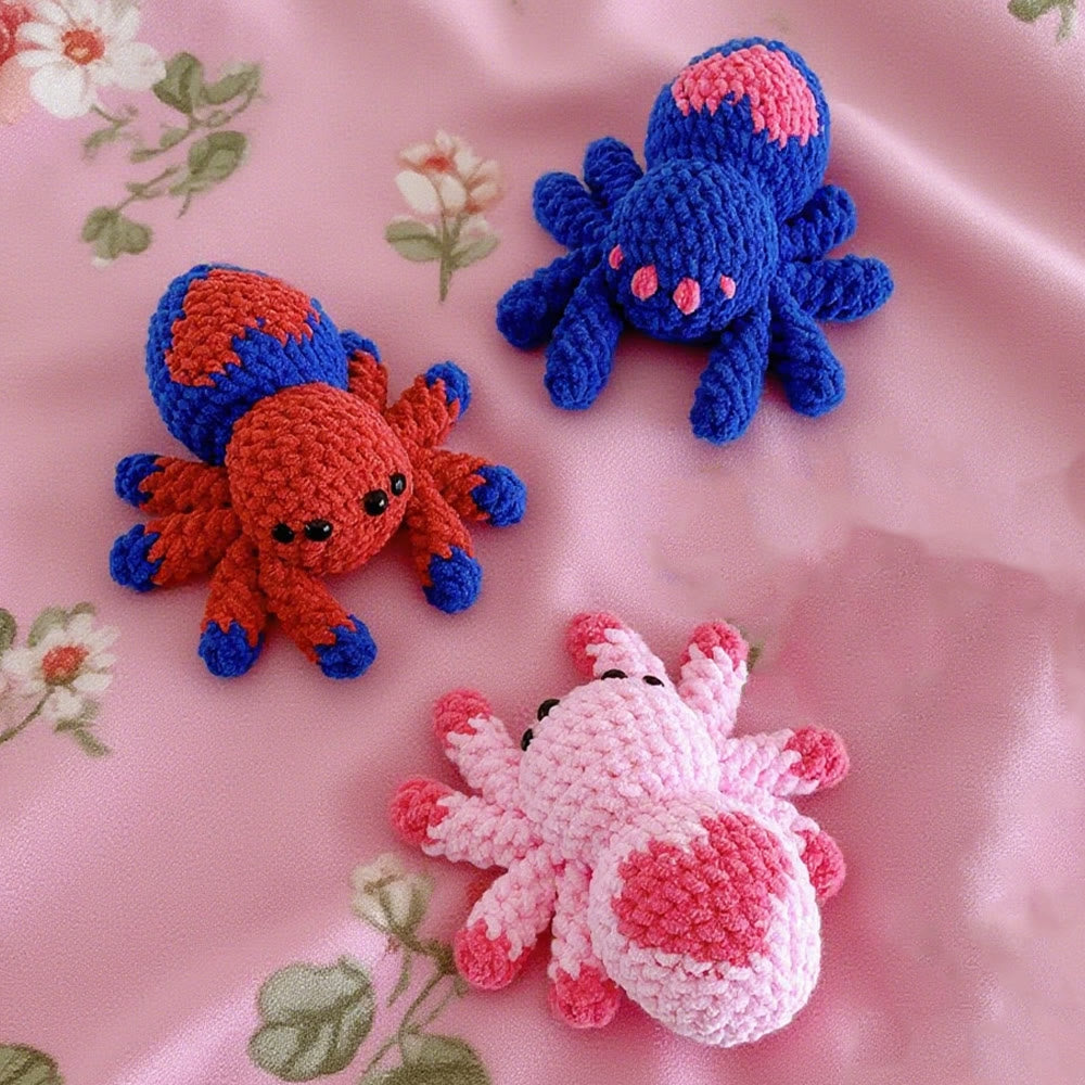 Diy Handmade Spider Series Crochet Kit - Cute Crochet Dolls| Beginner Needle Set  - image 2