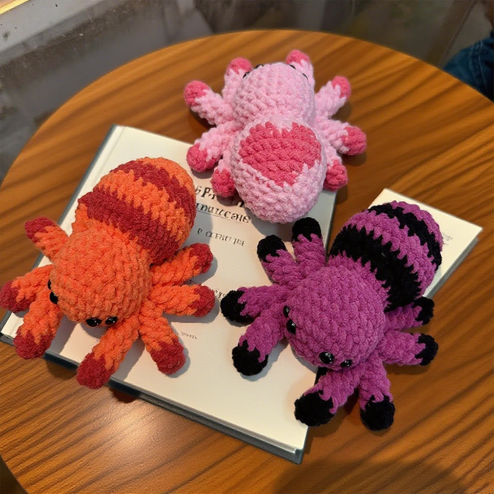 Diy Handmade Spider Series Crochet Kit - Cute Crochet Dolls| Beginner Needle Set  - image 1