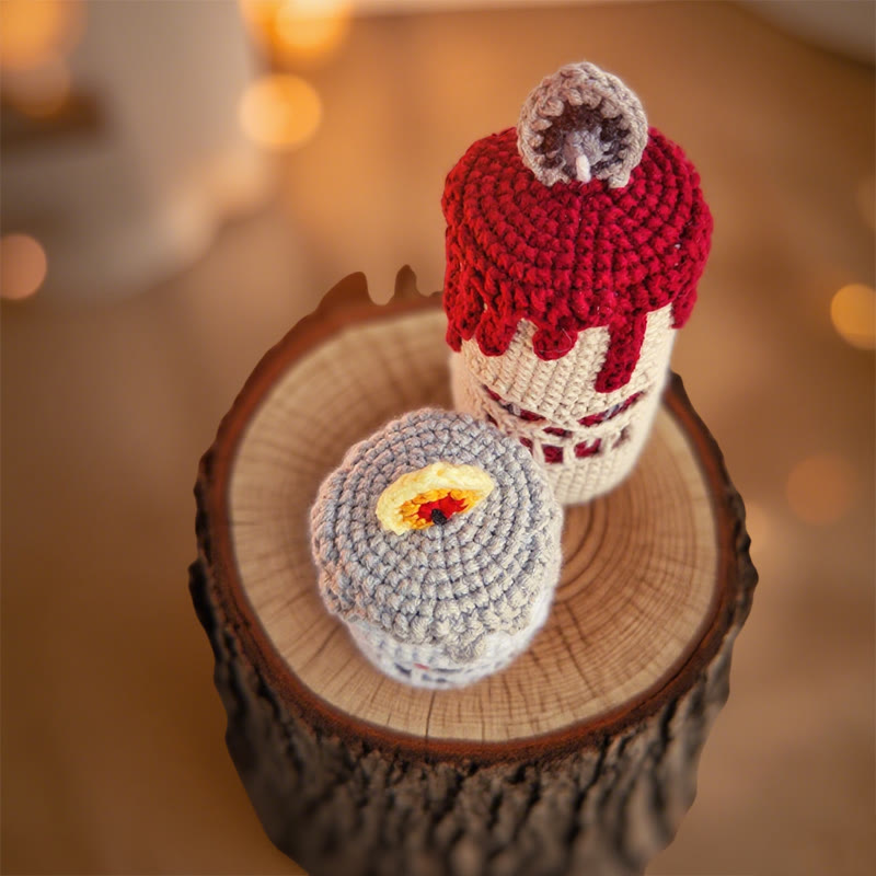 Diy Handmade Creepy Candle Crochet Kit - Creative Halloween Decoration | Nice Holiday Handicraft | Unique Desk Ornament - image 4