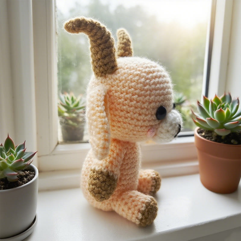 Diy Handmade Goat Crochet Kit -  Adorable Crocheted Animal | Nice Gift For Kids  - image 3