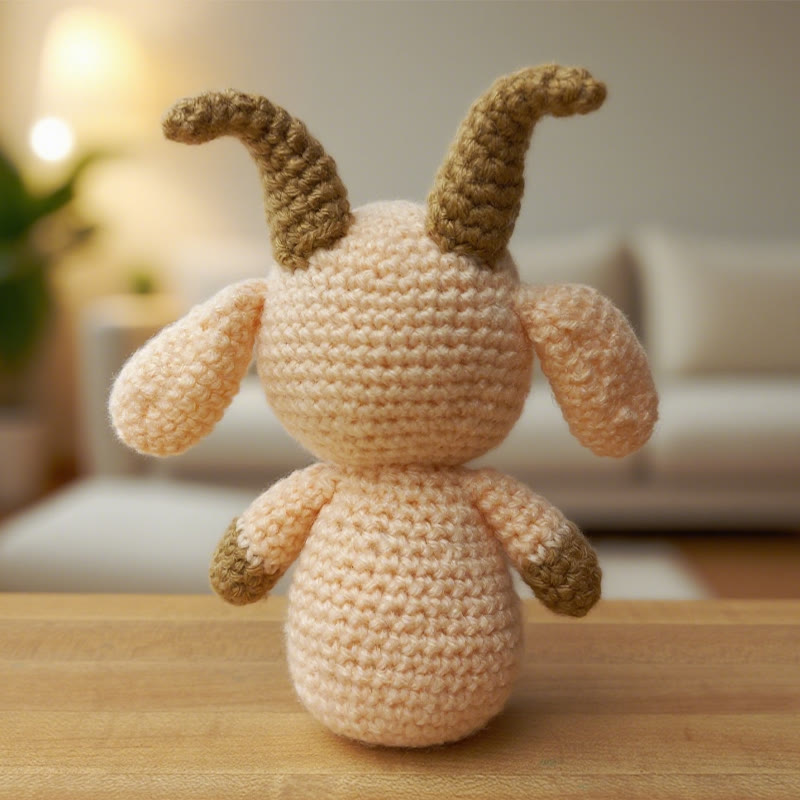 Diy Handmade Goat Crochet Kit -  Adorable Crocheted Animal | Nice Gift For Kids  - image 2