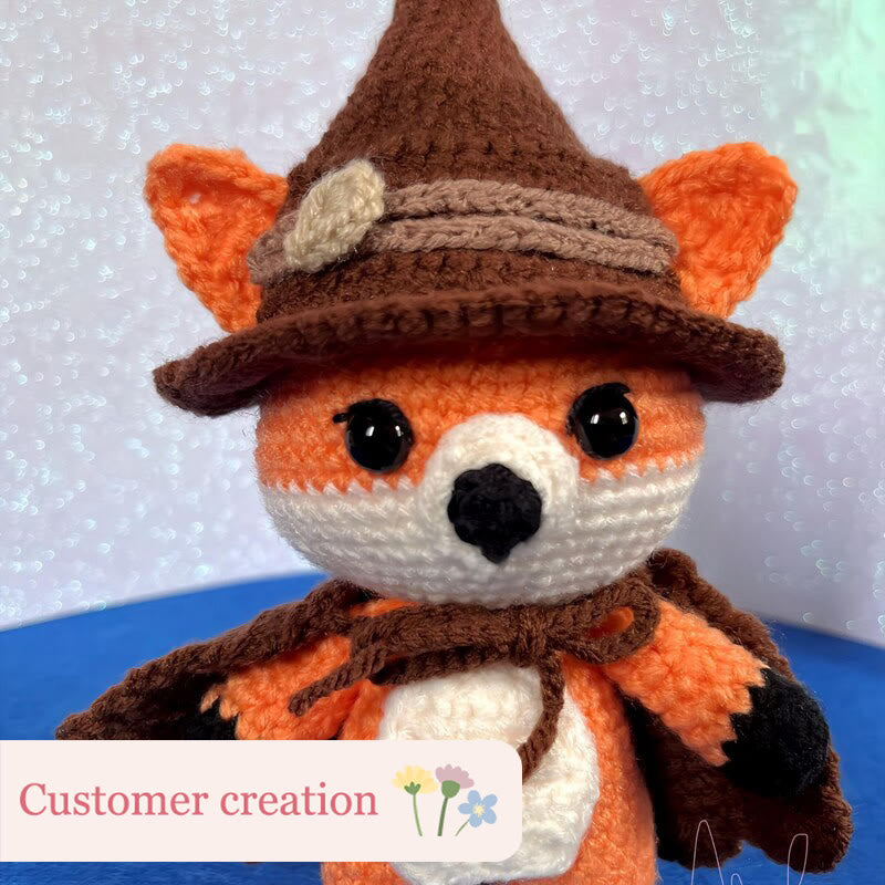 Diy Handmade Magic Fox Crochet Kit - Beginner-friendly Plush Doll | Perfect For Room Decor - image 4