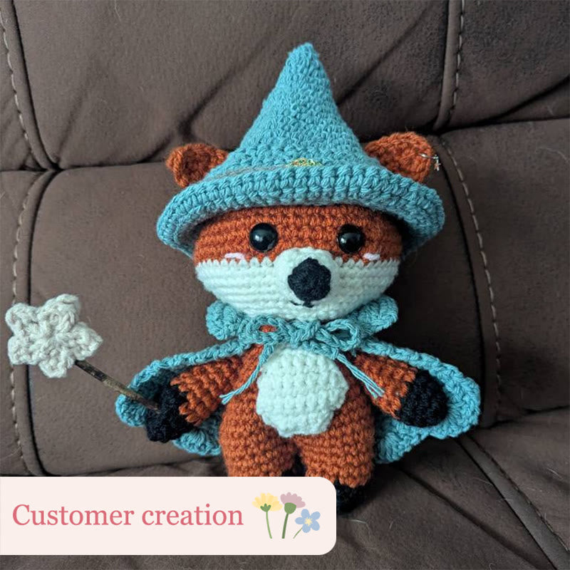 Diy Handmade Magic Fox Crochet Kit - Beginner-friendly Plush Doll | Perfect For Room Decor - image 5