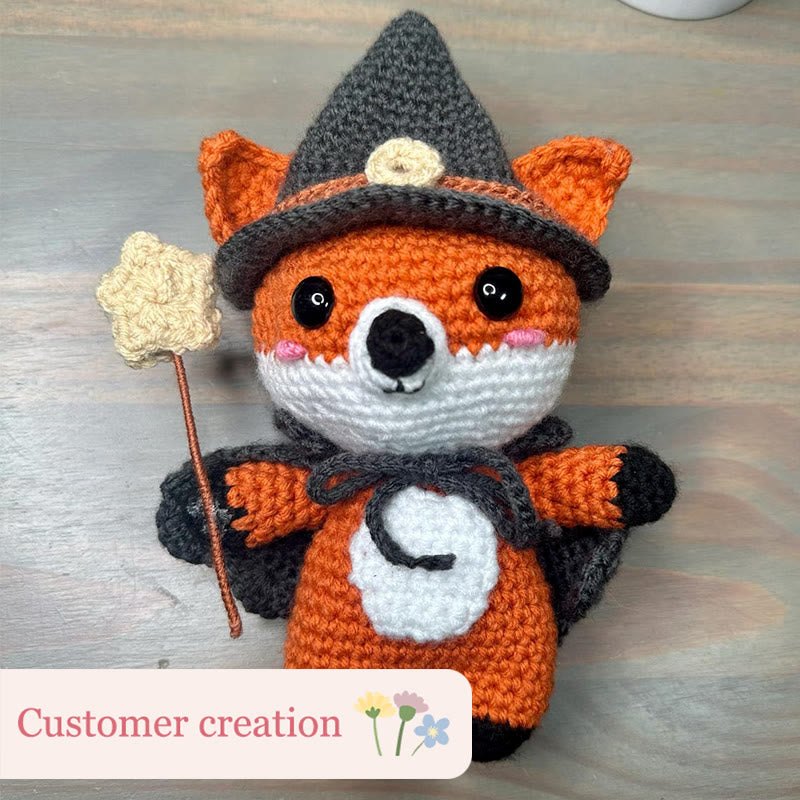 Diy Handmade Magic Fox Crochet Kit - Beginner-friendly Plush Doll | Perfect For Room Decor - image 6