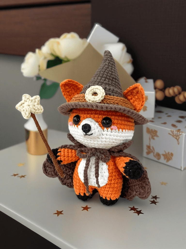 Diy Handmade Magic Fox Crochet Kit - Beginner-friendly Plush Doll | Perfect For Room Decor - image 2