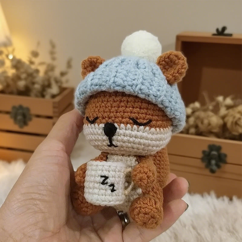 Diy Handmade Sleepy Squirrel Crochet Kit - Cute Sewing Doll | Perfect For Handmade Beginner - image 2