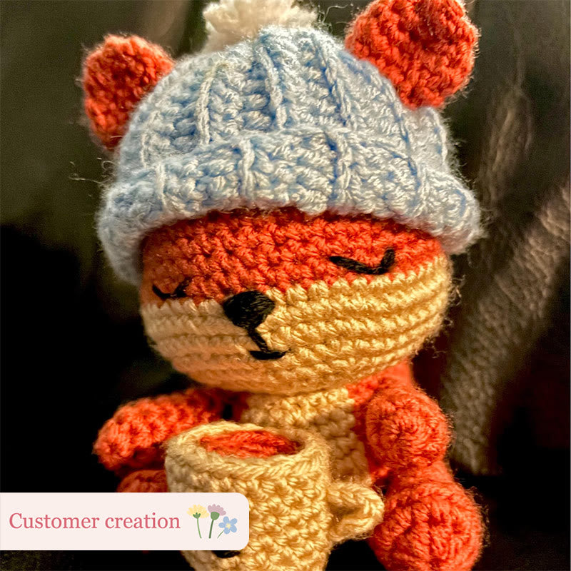 Diy Handmade Sleepy Squirrel Crochet Kit - Cute Sewing Doll | Perfect For Handmade Beginner - image 5