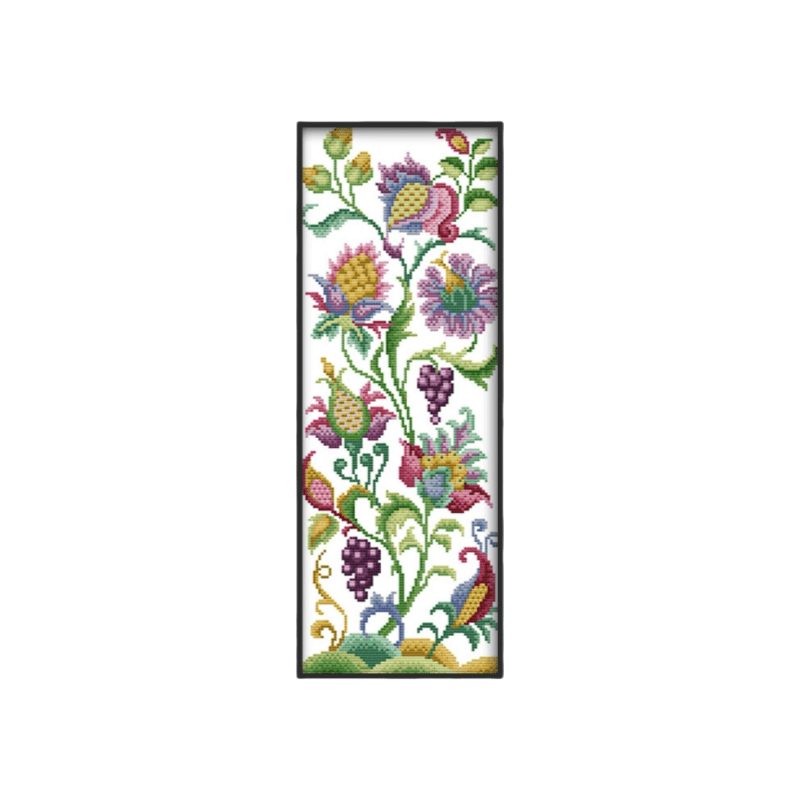 Cross Stitch Kit -  Beautiful Flowers | Living Room Ornament | Easy Sewing Kits  - Beautiful Flowers - image 0