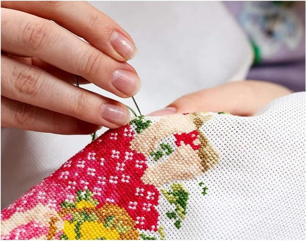 Cross Stitch Kit - Stunning Girl | Needle Kits For Beginners | Stylish Wall Decoration - image 4