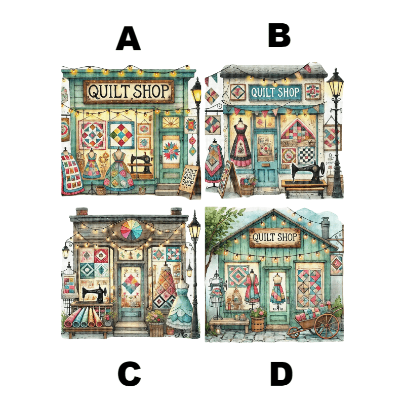 Cross Stitch Kit - Quilt Shop Series | Diy Craft Kit | Beginner Handmade Needlework  - D - image 10