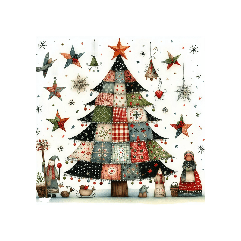 Cross Stitch Kit - Christmas Tree | Diy Needle Handicraft | Festive Holiday Decor - Christmas Tree - image 0