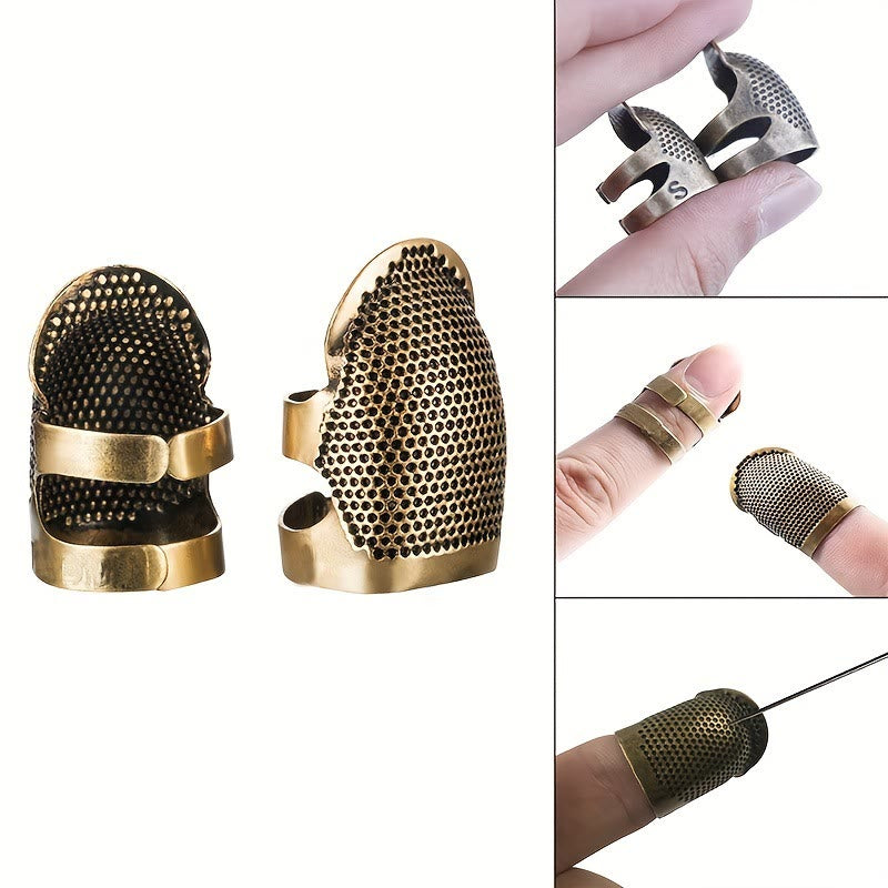  Sewing Thimble Finger Protector | Cross Stitch Sewing Craft Tools | Diy Needlework Accessories - image 2
