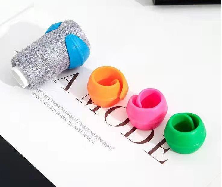 6pcs Cross Stitch Cloth Roll Silicone Clip Tools | Handmade Crafters Gifts - image 4