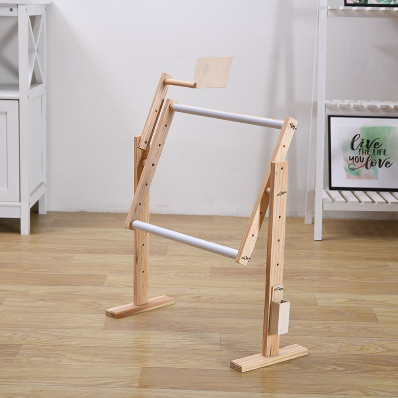 Wooden Cross Stitch Stand Frame Holder  | Adjustable Desktop Cross Stitch Frame  |  Suitable For Stitching Craft  - image 0