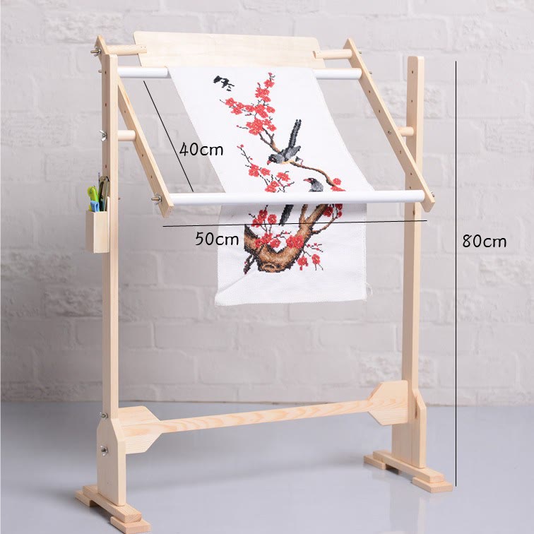 Wooden Cross Stitch Stand Frame Holder  | Adjustable Desktop Cross Stitch Frame  |  Suitable For Stitching Craft  - Medium - image 2