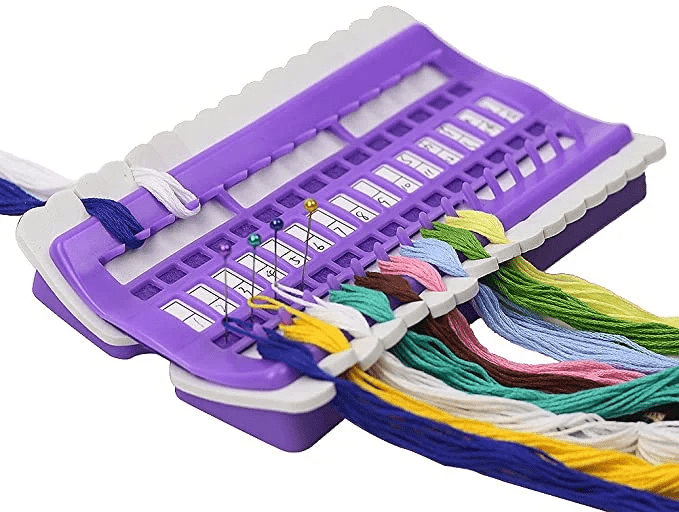 30-hole Line Floss Thread Holder | Needle Sewing Tool Kit | Cross Stitch Row Line Floss Thread Holder  - image 0