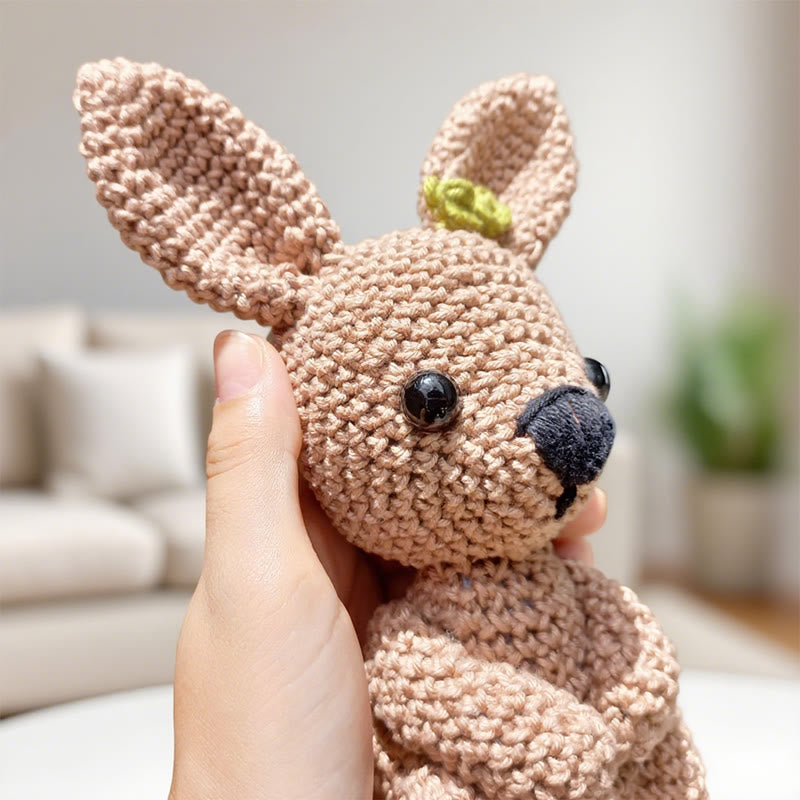 Diy Handmade Cute Kangaroo Crochet Kit - Unique Needle Artwork | Crochetd Gifts For Friends - image 1