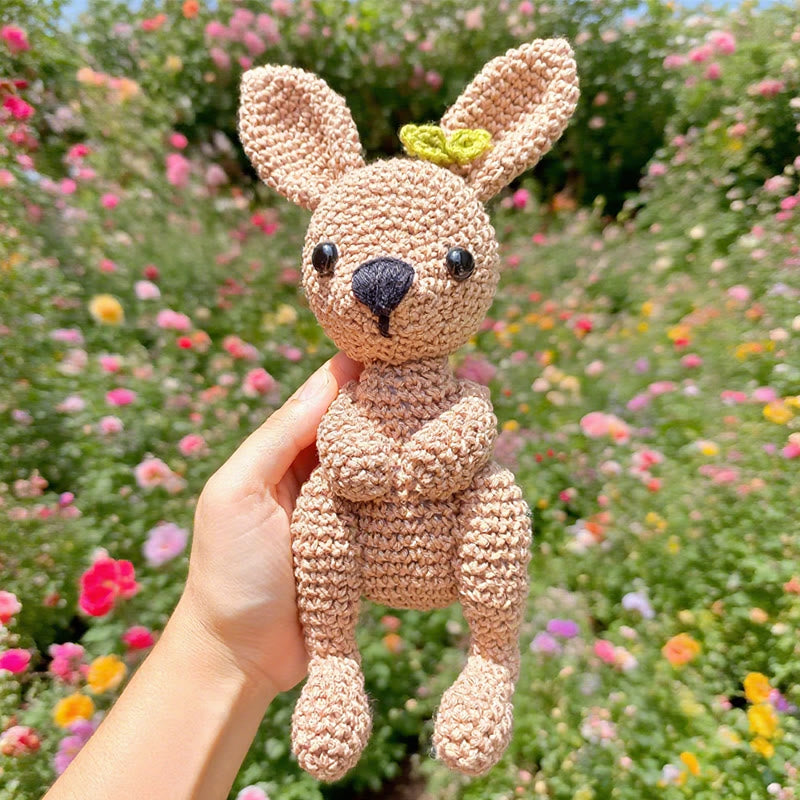 Diy Handmade Cute Kangaroo Crochet Kit - Unique Needle Artwork | Crochetd Gifts For Friends - image 3