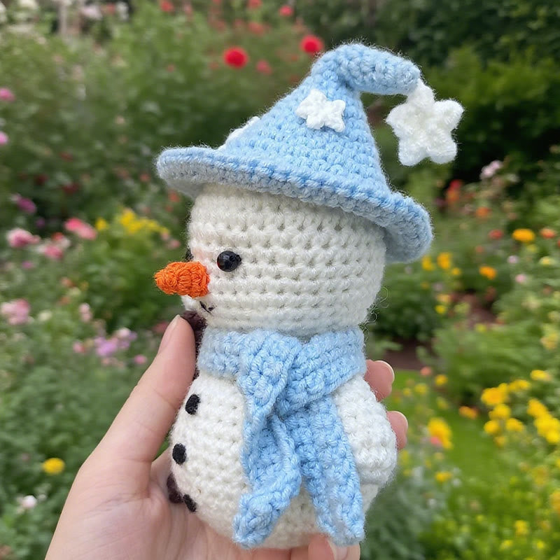 Diy Handmade Magic Snowman Crochet Kit -  Christmas Tree Hanging Decor |  Winter Handmade Craft - image 3