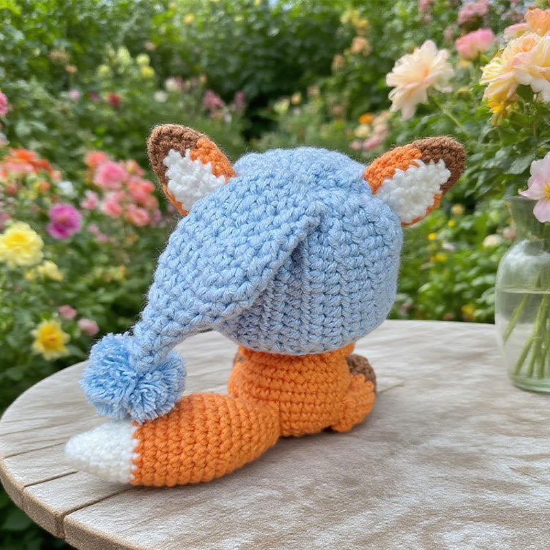 Diy Handmade Asleep Fox Crochet Kit - Lovely Animal Doll | Nice Birthday Gifts | Beginners Needle Artwork - image 4
