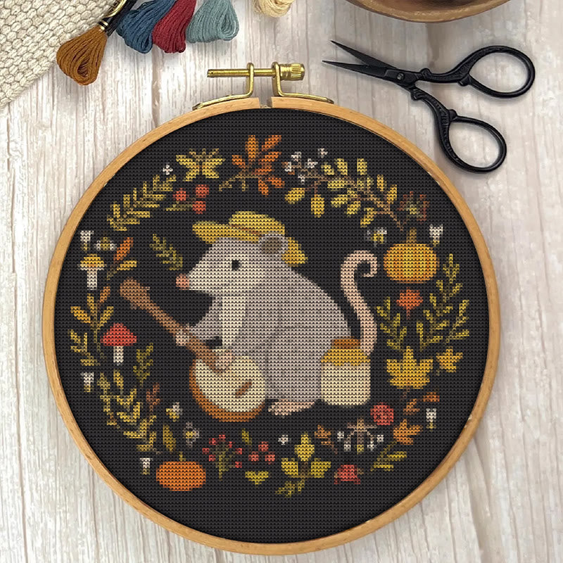 Cross Stitch Kit - Music Mouse | Adorable Animal Needlework | Perfect For Handmade Crafters - image 4