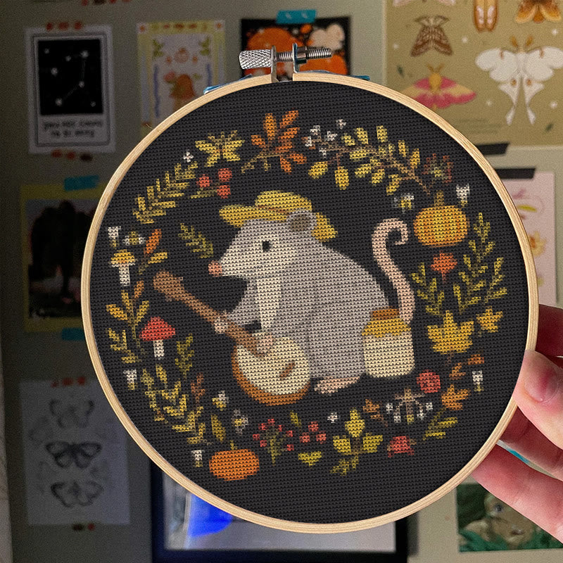 Cross Stitch Kit - Music Mouse | Adorable Animal Needlework | Perfect For Handmade Crafters - image 5