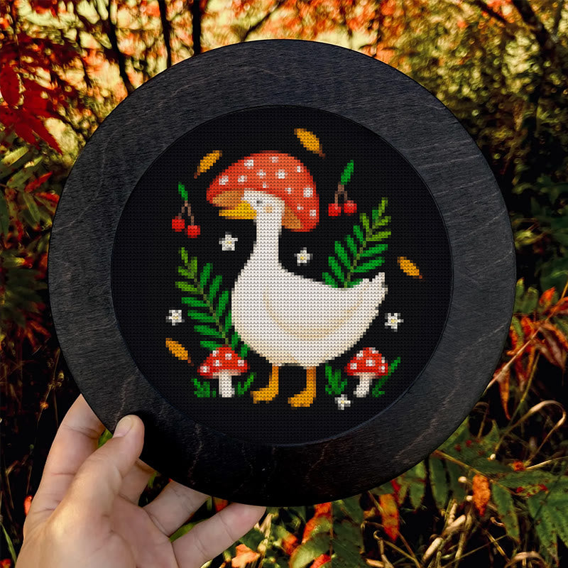 Cross Stitch Kit - Mushroom Goose | Unique Animal Stitch Craft | Perfect Gifts For Sewing Lovers - image 4