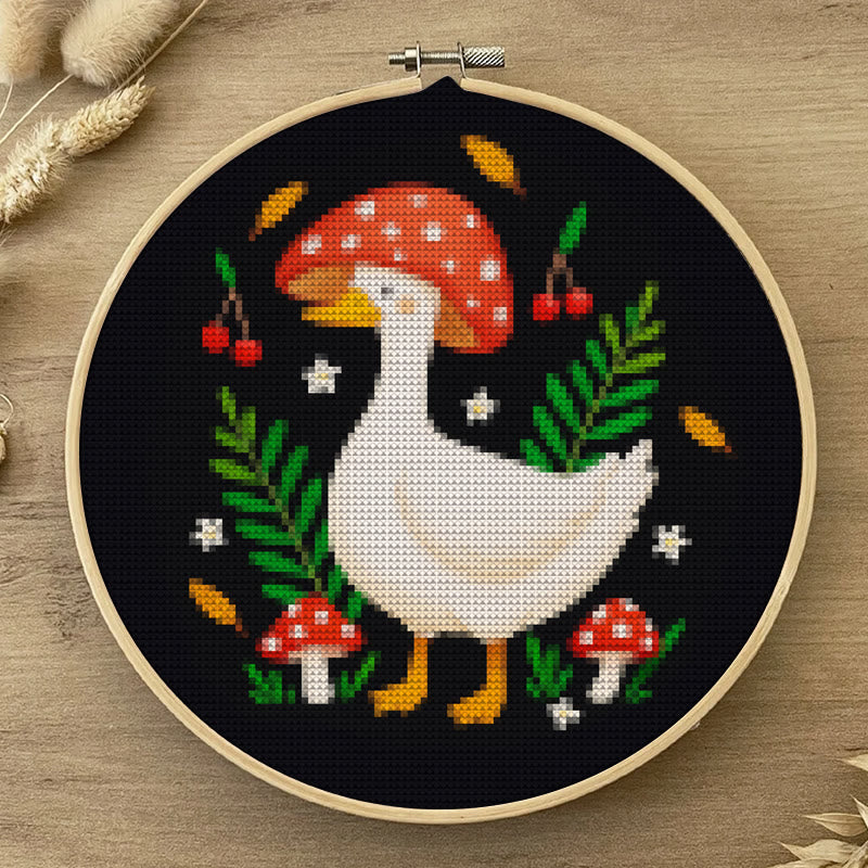Cross Stitch Kit - Mushroom Goose | Unique Animal Stitch Craft | Perfect Gifts For Sewing Lovers - image 6