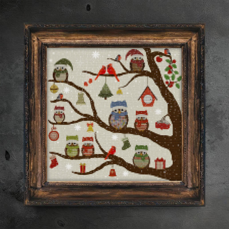 Cross Stitch Kit - Christmas Eve | Animal Handicraft | Nice Christmas For Friends - image 7