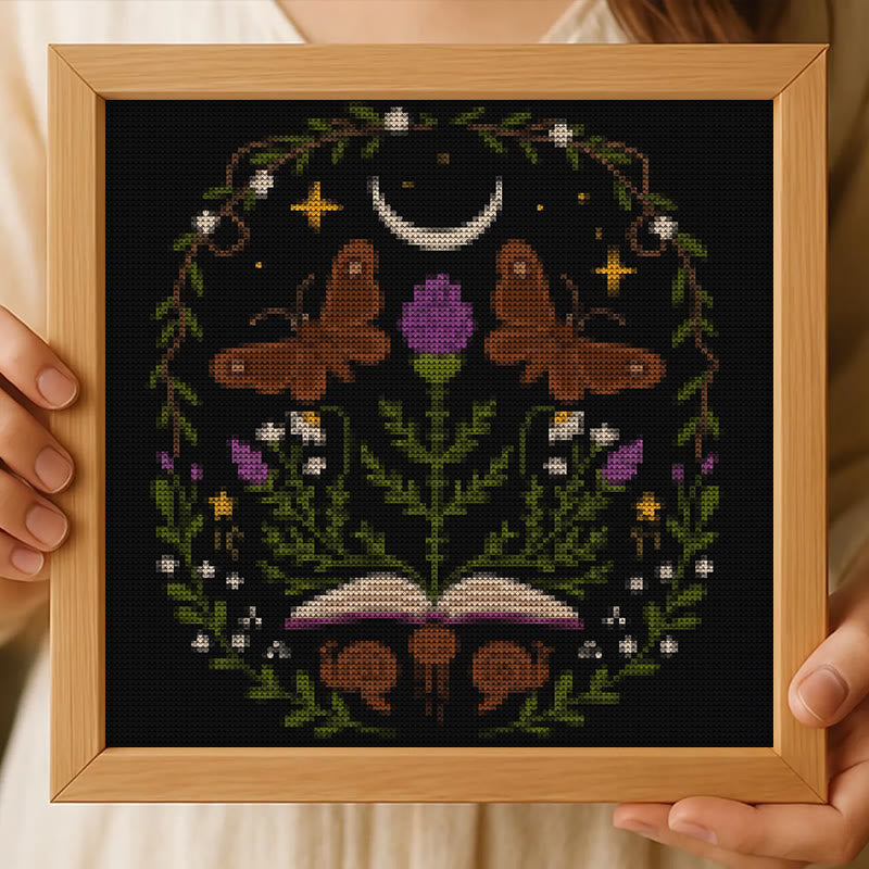 Cross Stitch Kit - Flowers And Butterflies | Beginner Needlework Set | Home Ornament Handicraft - image 2