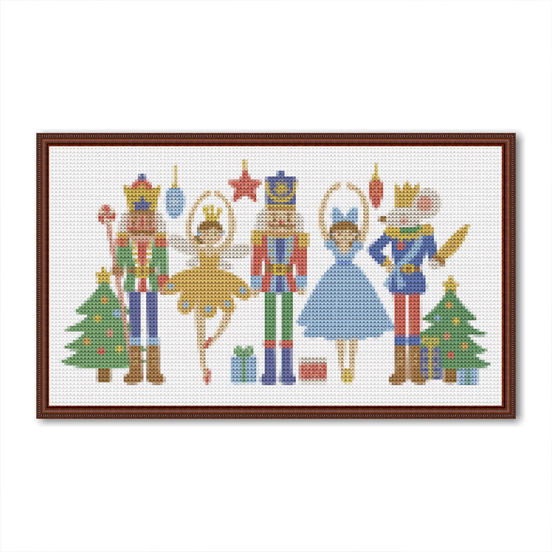 Cross Stitch Kit - Princesses And Guards | Christmas Needle Artwork | Perfect As Wall Decor - image 9