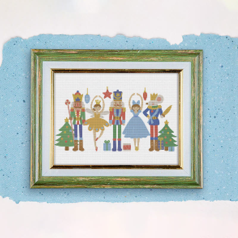 Cross Stitch Kit - Princesses And Guards | Christmas Needle Artwork | Perfect As Wall Decor - image 7