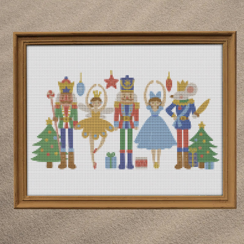 Cross Stitch Kit - Princesses And Guards | Christmas Needle Artwork | Perfect As Wall Decor - image 8