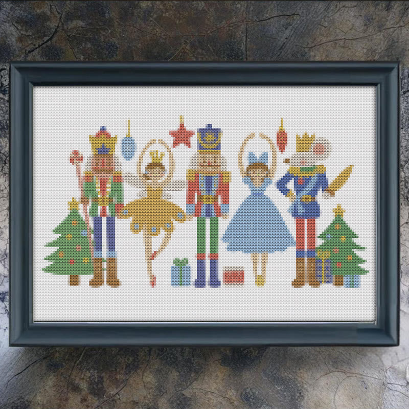 Cross Stitch Kit - Princesses And Guards | Christmas Needle Artwork | Perfect As Wall Decor - image 5