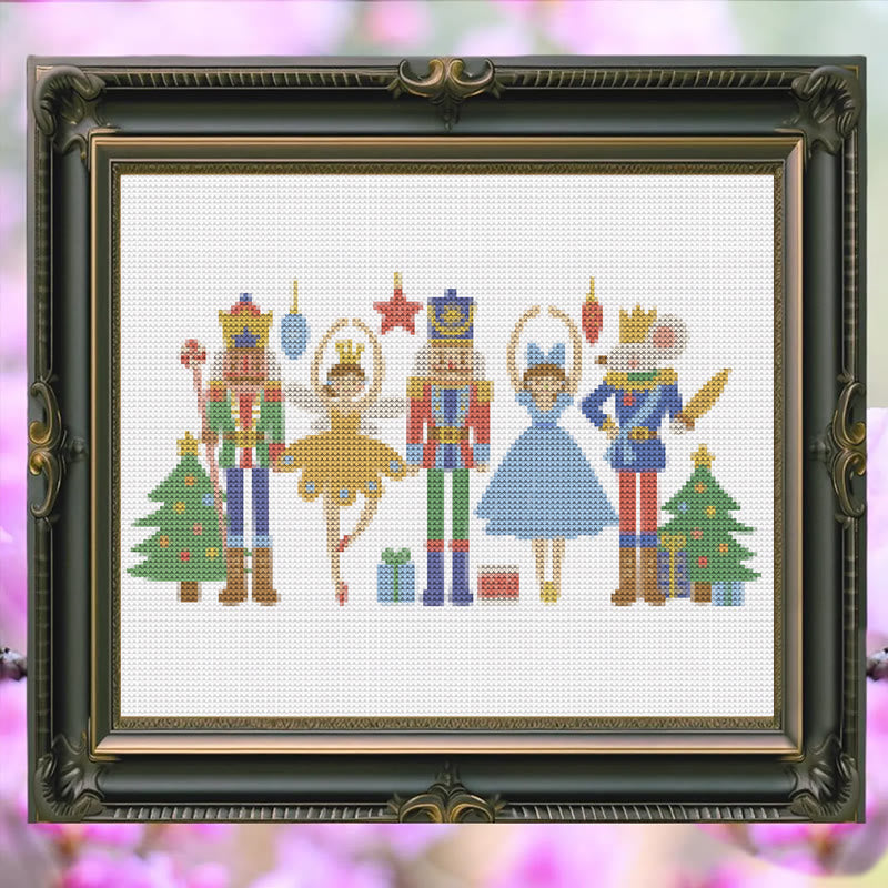 Cross Stitch Kit - Princesses And Guards | Christmas Needle Artwork | Perfect As Wall Decor - image 4