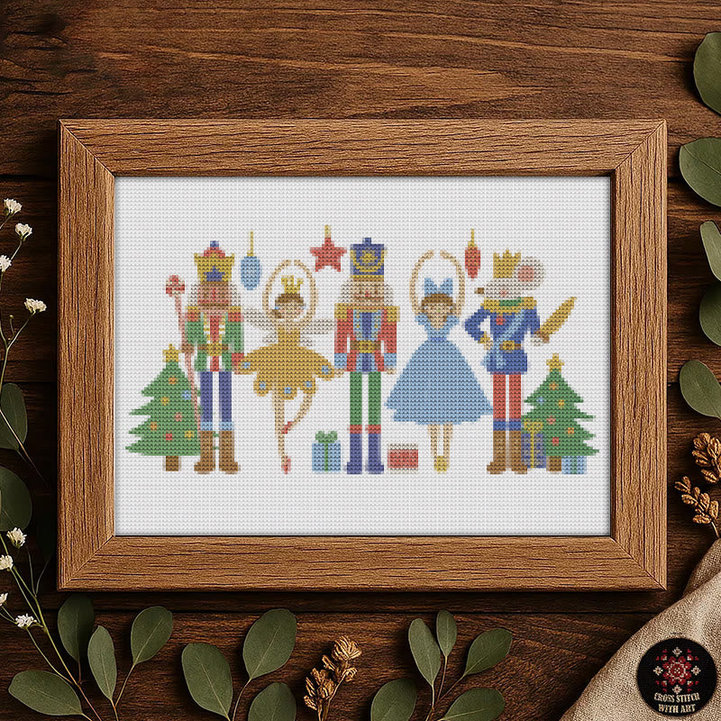 Cross Stitch Kit - Princesses And Guards | Christmas Needle Artwork | Perfect As Wall Decor - image 6