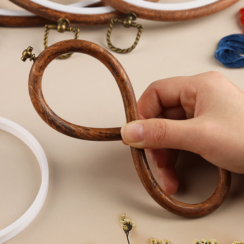 Oval Embroidery Hoop - Diy Sewing Frame | Multiple Sizes Cross Stitch Hoop | Perfect For Wall Hanging | Handmede Starter Gifts - image 4