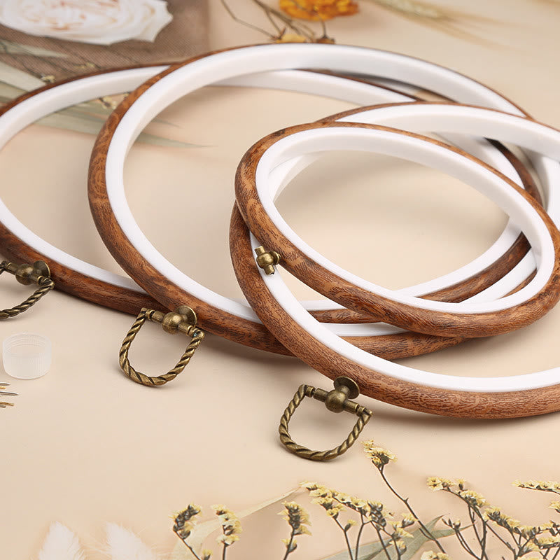 Oval Embroidery Hoop - Diy Sewing Frame | Multiple Sizes Cross Stitch Hoop | Perfect For Wall Hanging | Handmede Starter Gifts - image 0