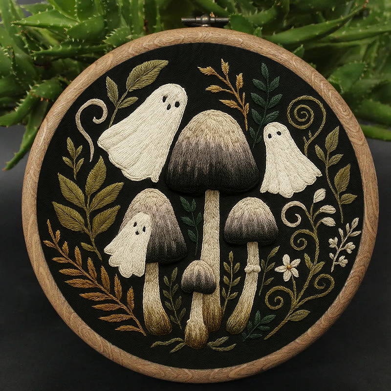 Rubbyoo Embroidery Kit - Halloween Spooky Ghosts | Halloween Wallhanging Ornament | Diy Needle Artwork - image 5