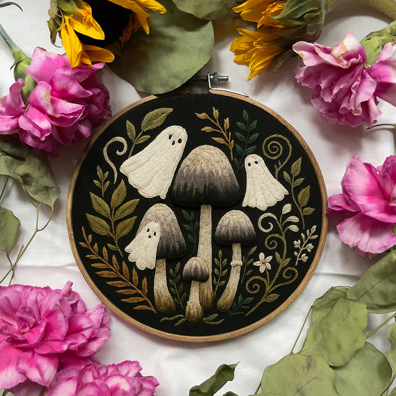 Rubbyoo Embroidery Kit - Halloween Spooky Ghosts | Halloween Wallhanging Ornament | Diy Needle Artwork - image 3