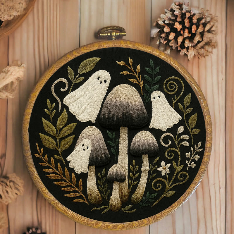 Rubbyoo Embroidery Kit - Halloween Spooky Ghosts | Halloween Wallhanging Ornament | Diy Needle Artwork - image 4