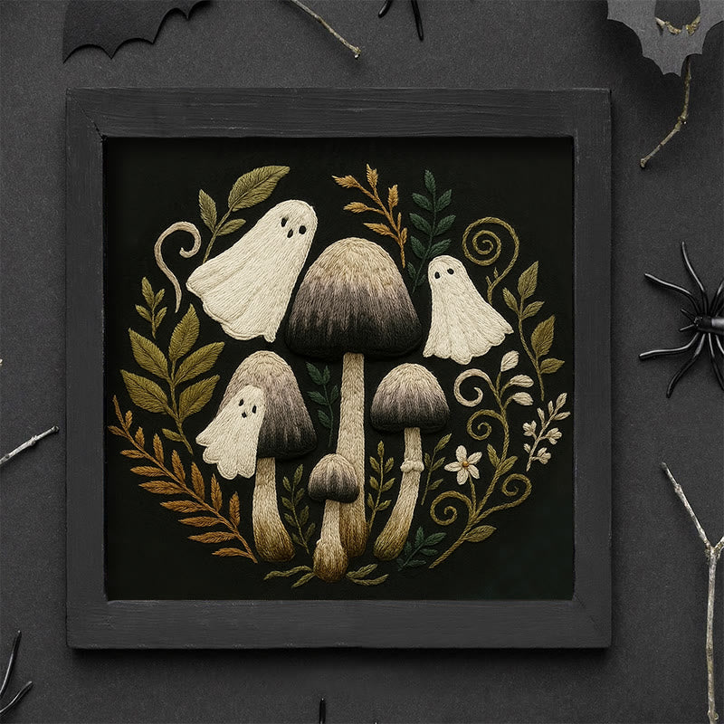 Rubbyoo Embroidery Kit - Halloween Spooky Ghosts | Halloween Wallhanging Ornament | Diy Needle Artwork - image 8