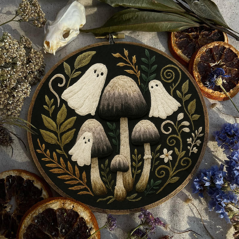 Rubbyoo Embroidery Kit - Halloween Spooky Ghosts | Halloween Wallhanging Ornament | Diy Needle Artwork - image 7