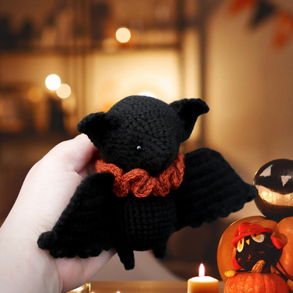 Diy Handmade Mysterious Bat Crochet Kit - Unique Halloween Crocheted Craft | Nice Gifts For Home Decor  - image 3