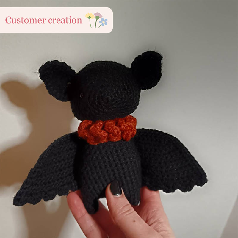 Diy Handmade Mysterious Bat Crochet Kit - Unique Halloween Crocheted Craft | Nice Gifts For Home Decor  - image 5