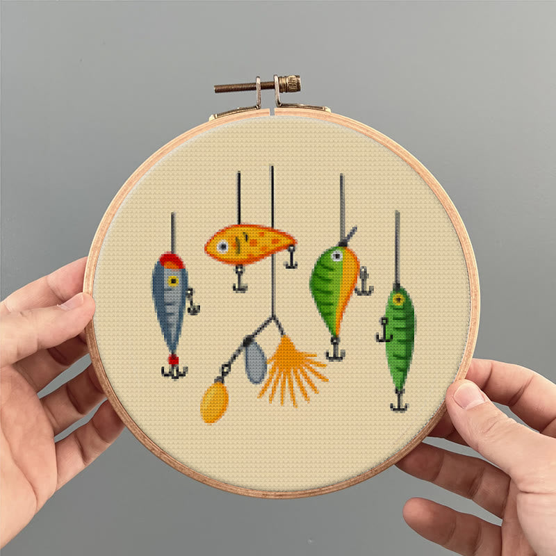 Cross Stitch Kit - Fishing Enthusiast | Creative Stitch Craft | Nice Needlepoint Gifts - image 5
