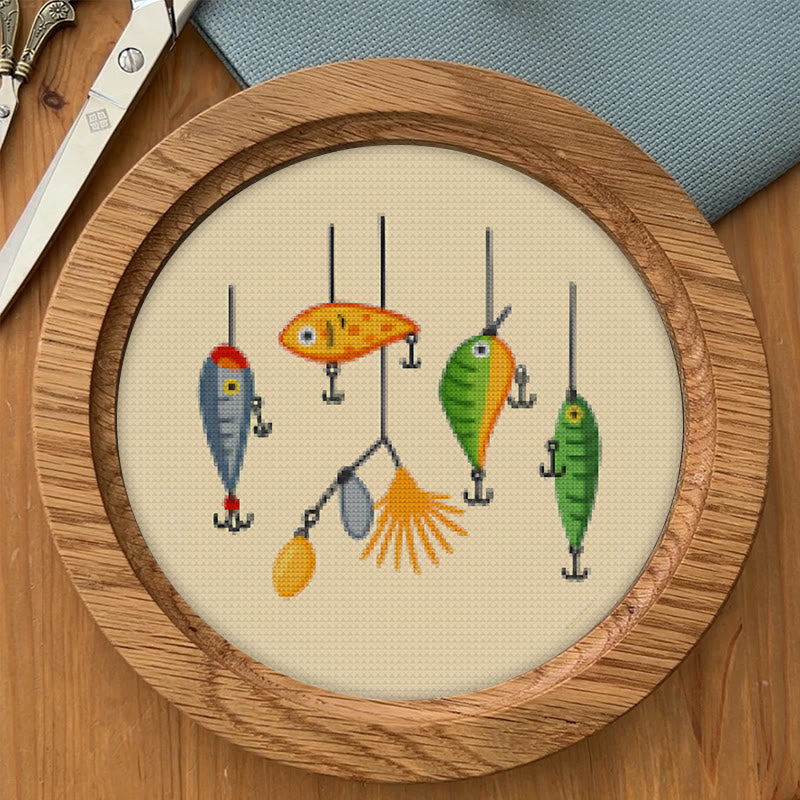 Cross Stitch Kit - Fishing Enthusiast | Creative Stitch Craft | Nice Needlepoint Gifts - image 4